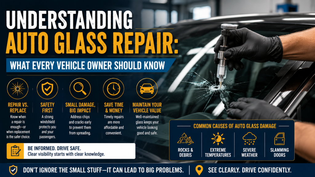 Understanding Auto Glass Repair: What Every Vehicle Owner Should Know